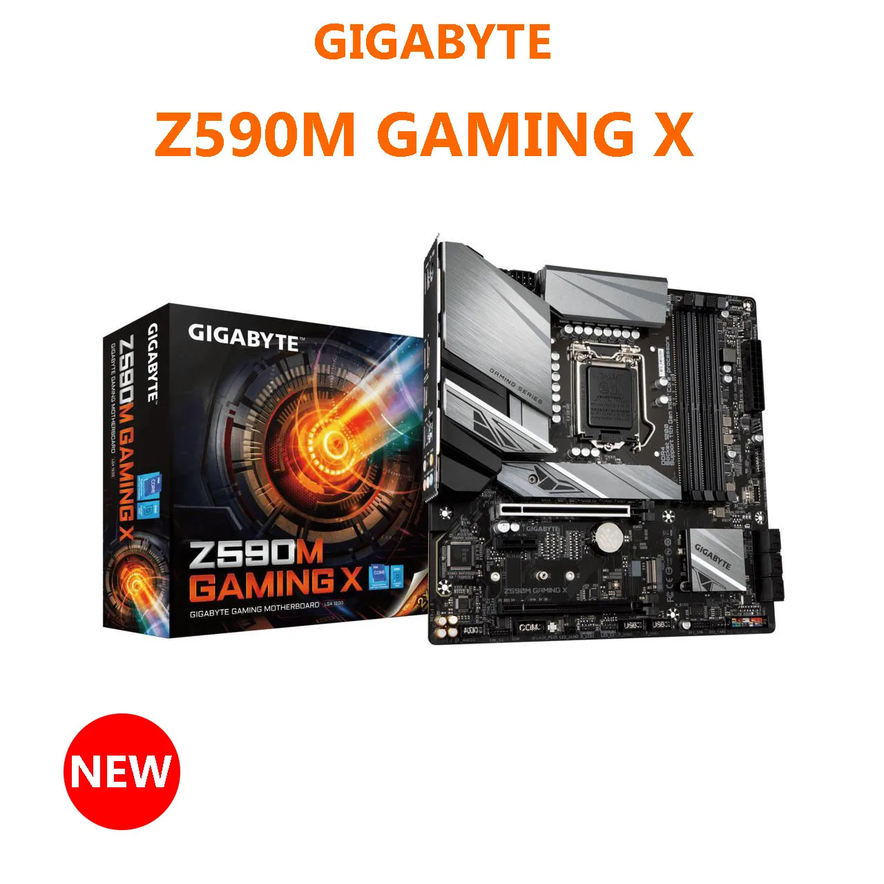 Gigabyte Z590M Gaming X Intel Z590 Express Lga1200 Micro Atx Ddr4-Sdram Scheda Madre Desktop Usb3.2 Gen 2 Type-A Scheda Madre Hdmi
