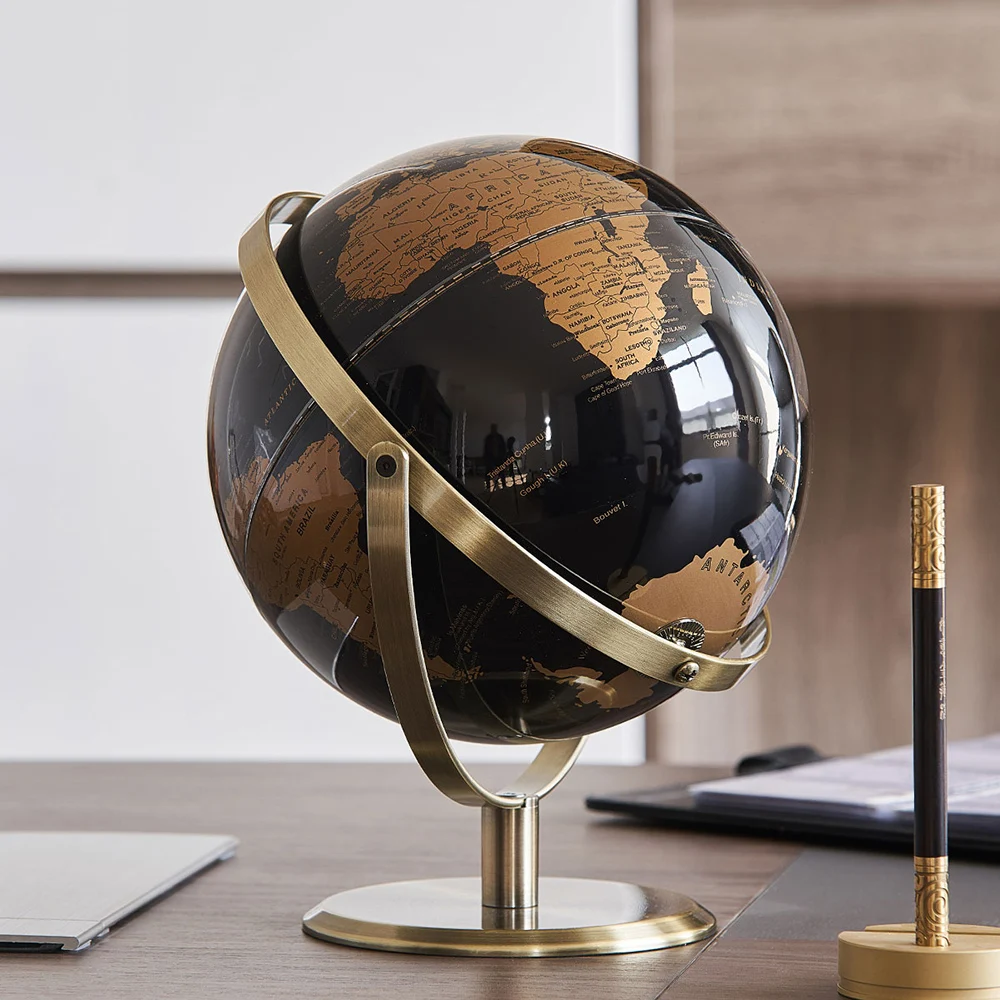 Accessoires de décoration de bureau carte rétro World Globe