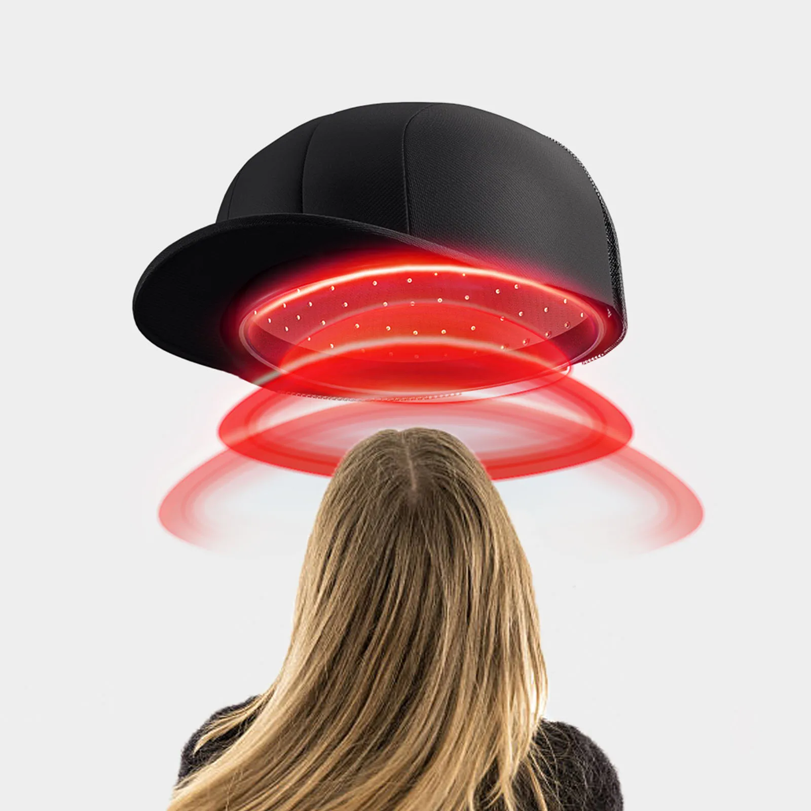 

hair loss led red light cap 312 diode cap medical cap therapy device for thinning hair