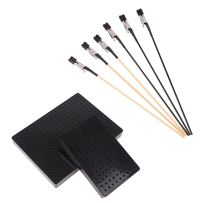 Flexible Modeling Tools For Airbrush Model Crafting Model Painting Stand Base Holder Magnetic Alligator Clips Sticks 1 Set model tools