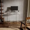 31.5" L X 19.7''W X 34.7" H Computer Desk with Monitor Stand for Office, Living Room, Bedroom, Modern Clear Writing Desk 3