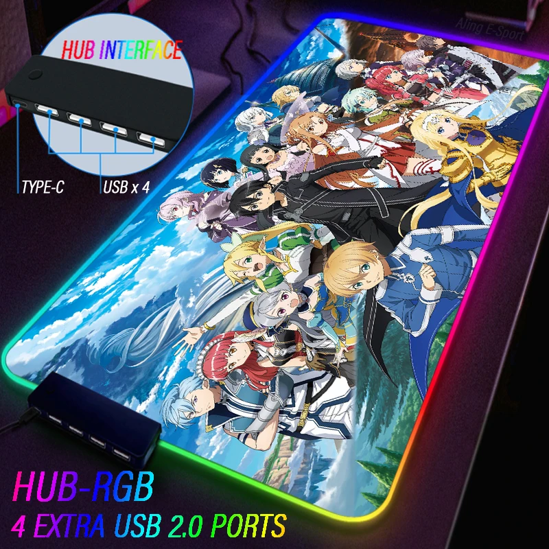 Sword Art Online Mouse Pad Mousepad Sword Art Online Sword Art Online Keyboard Mouse Pads