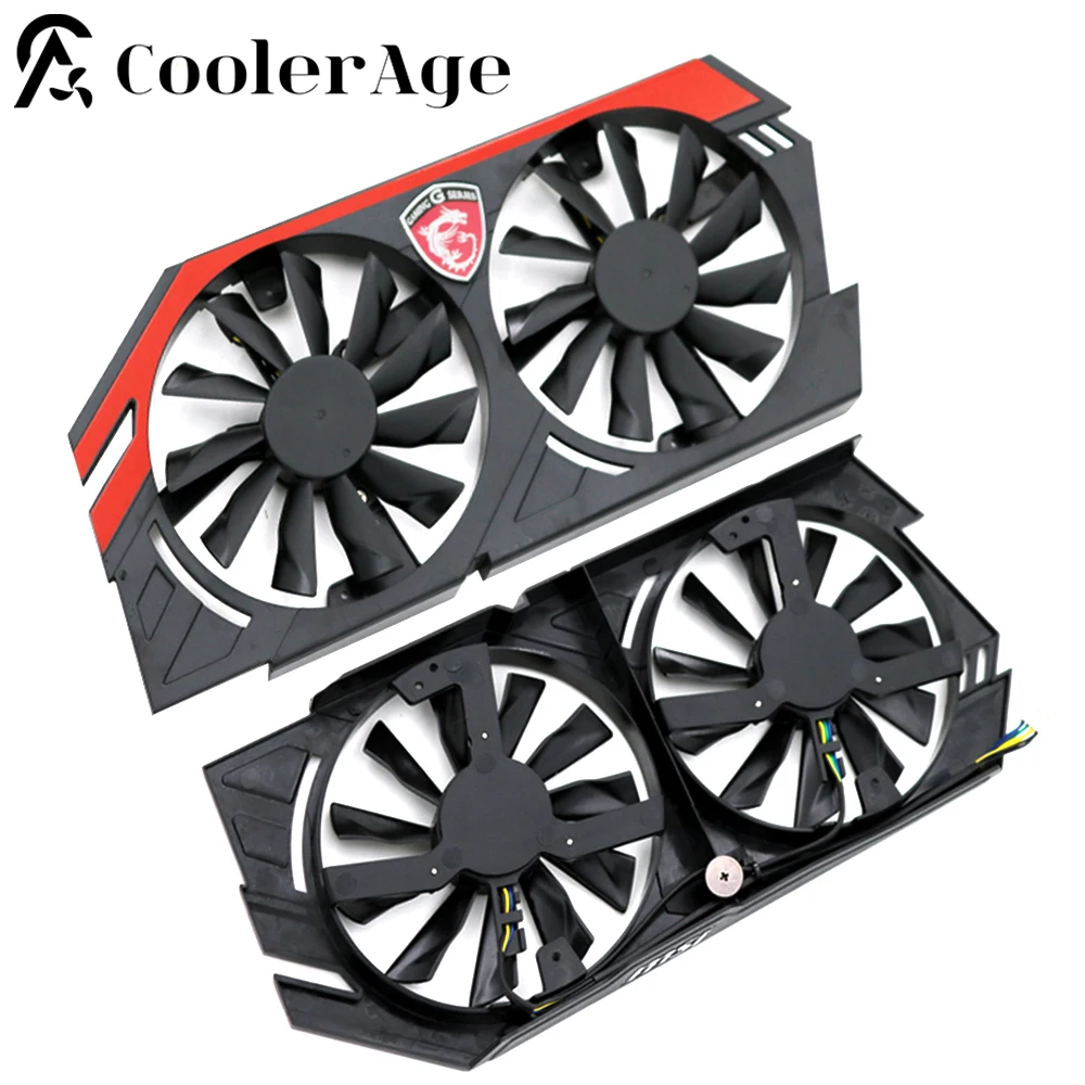 Originale Per Msi Gtx780 / 770/760 / 750Ti R9-290X / 280X / 270X / 270 Ventola Di Raffreddamento Della Scheda Grafica Senza Dissipatore Di Calore