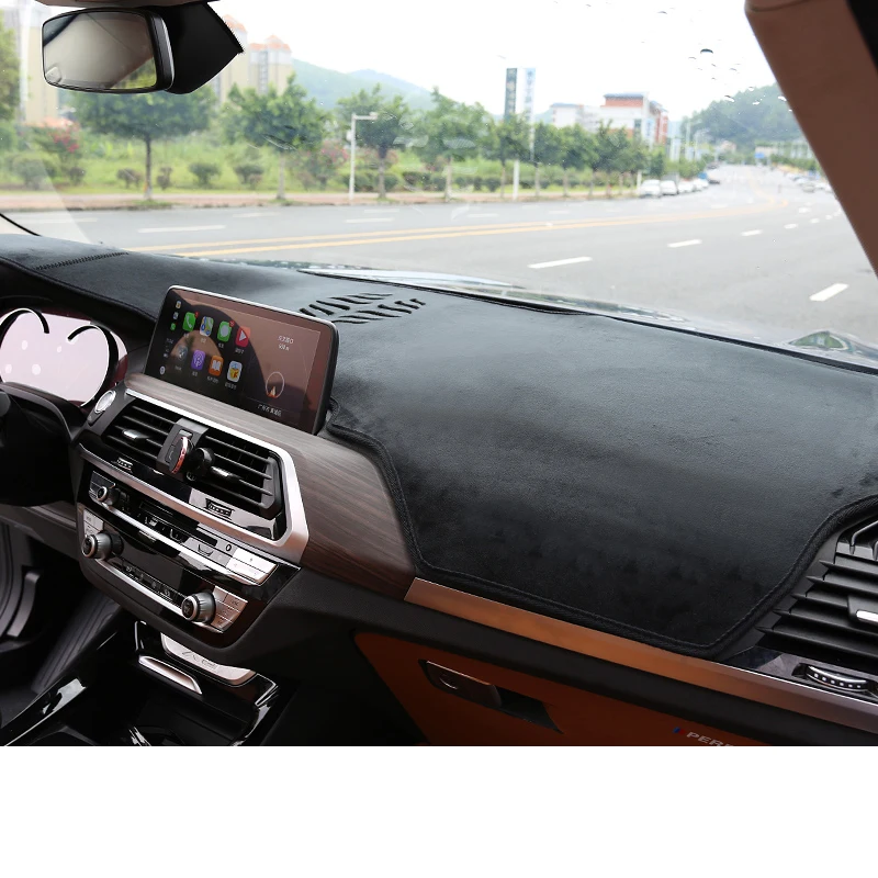 

suede car dashboard mat for bmw X3 X4 F25 F26 2011 2012 2013 2014 2015 2016 2017 2018 2019 2020 2021 sun shade carpet 2022 auto