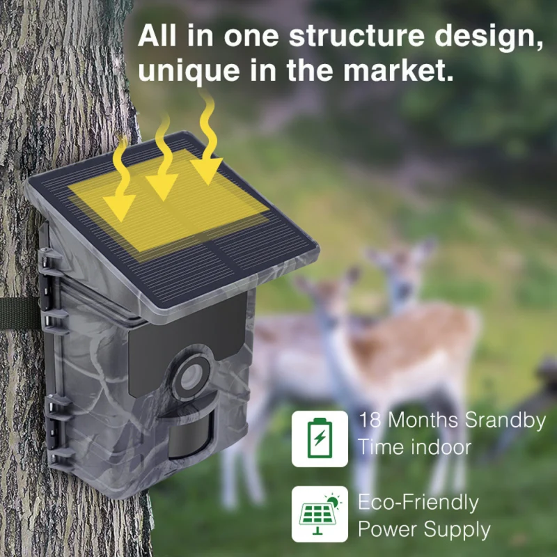 Outdoor 4G Lte Cellulaire Trail Camera Jagen Draadloze Cam 30mp & 2.7K Video 'S, Geen Glow Nachtzicht, Beweging Geactiveerd 120 Groothoek