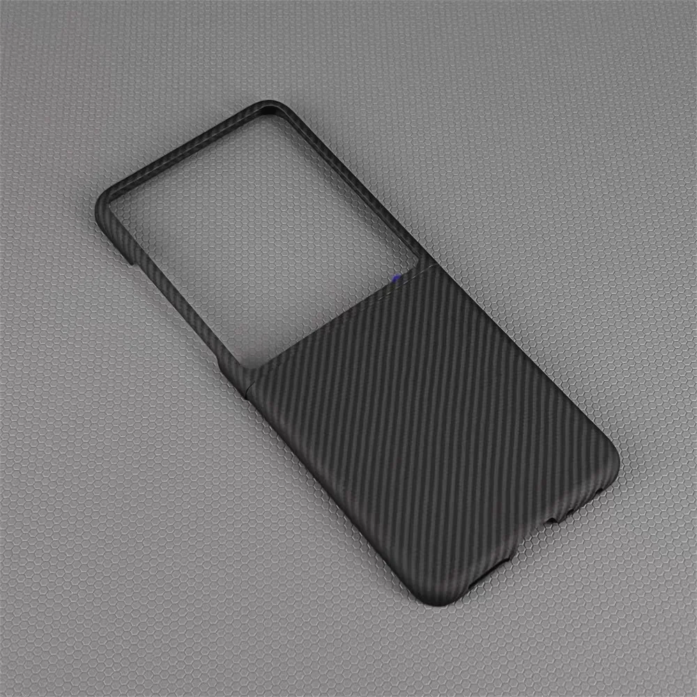 Premium Real Aramid Carbon Fiber Slim Case - Thin, Lightweight, Matte Armor Back Cover