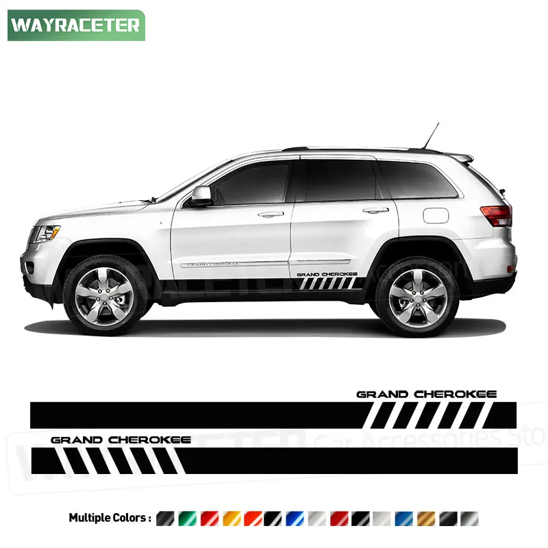 

2 шт., виниловые полосы для Jeep Grand Cherokee WK2 2011-2020