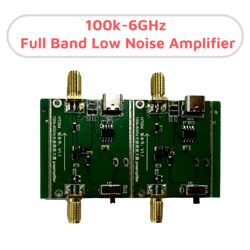 HTOOL SA8 Spectrum Analyzer HT004 35-6200Mhz Signal Measurement Boosters Amplifier HT03 Magnetic Field Probe Portable Nanovna