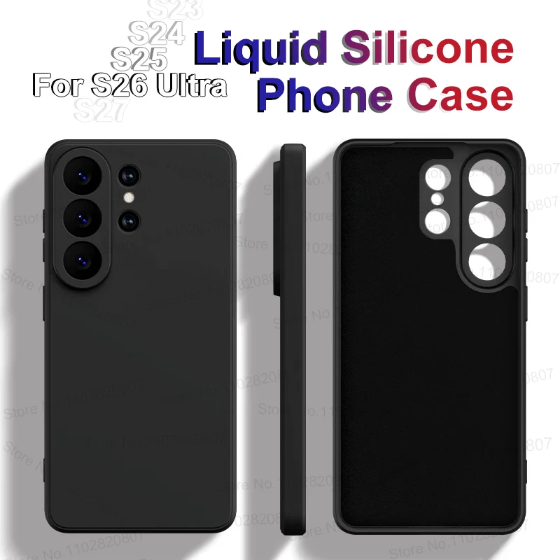 Liquid Silicone Shockproof Phone Case - Premium Accessory Cover