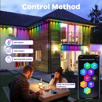 15M/30M/45M/60M RGBIC Smart Eaves Light with APP/Remote Control IP67 Waterproof Outdoor String Lights House Roof Garden Lighting - Image 3