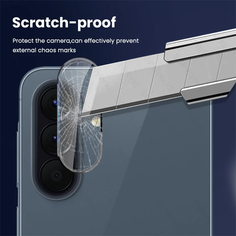 3-Pack 3D Curved Camera Glass Lens Protectors with 9H Clear Coating