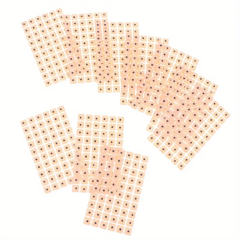 600/1200PCS Relaxation Ear Stickers Therapy Needle Patch Ear Acupuncture Needle Ear Massage Care Auriculotherapy Vaccaria Seeds 5