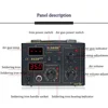 SAIKE 852D++ Standard Rework Station Soldering iron 220V or 110V 2 in 1 iron Hot Air Rework soldering Soldering Heat Gun 2
