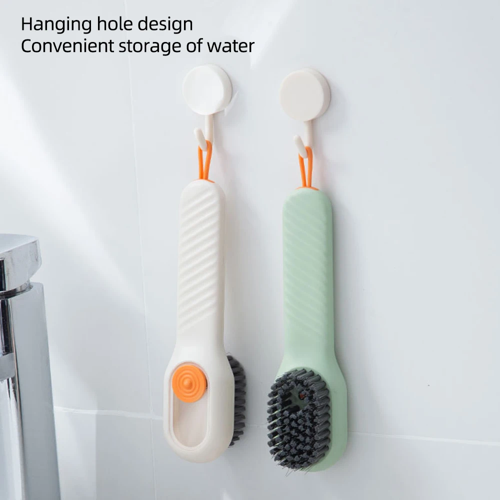Multifunction Shoe Brush Soft Bristled Liquid Filled Up Wash Shoe Cleaning Tools Clothes Board Clean Kitchen Accessories 1pcs