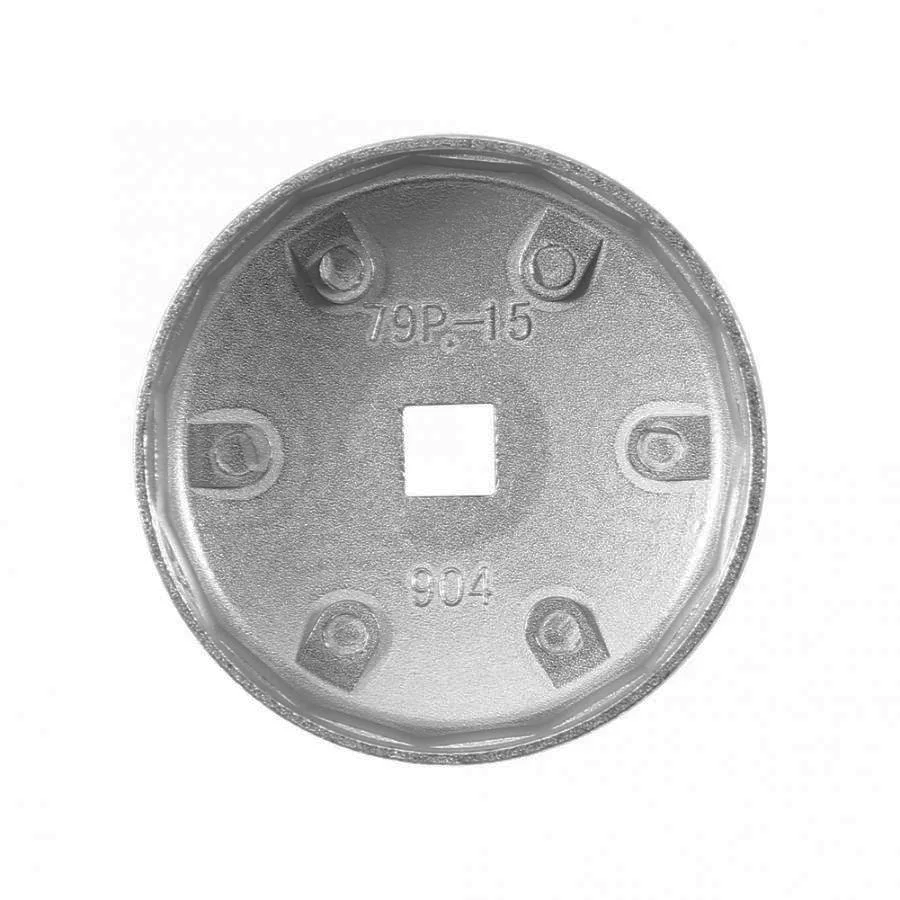 Fydun Chiave Filtro Olio, 65mm 14 Flauti Chiave per Tappo Filtro Olio Strumento per Rimuovere Prese per Auto in Alluminio per A8 per Rimuovere i Filtri Avvitabili e Gli Alloggiamenti dei Filtri