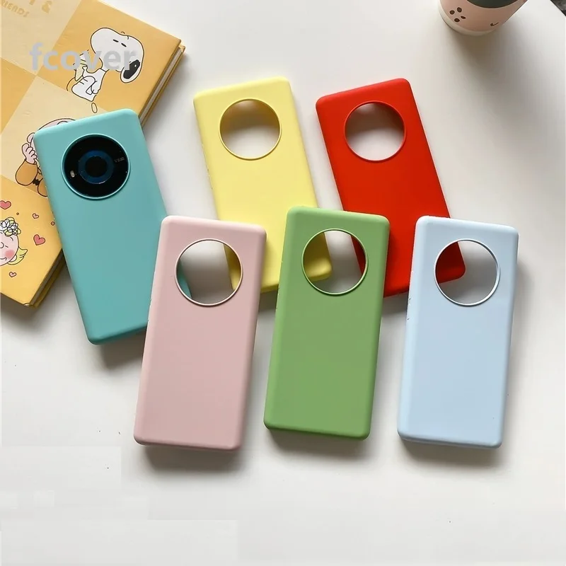 Liquid Silicone Soft Back Frame Bumper Protective Case Cover