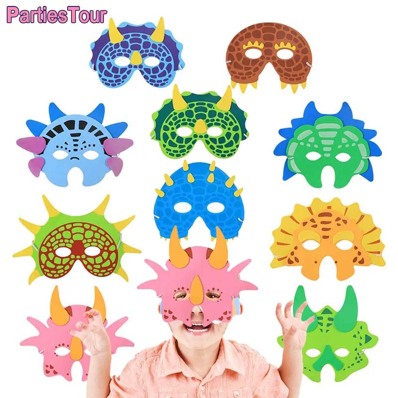 6 Foam Animal Masks - Pinata Toy Loot/Party Bag Fillers Wedding/Kids