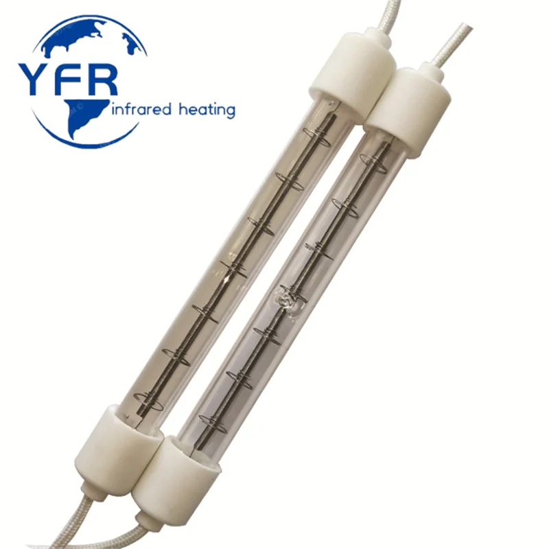 8000w, Total length 350mm , 400V Infrared Heater Lights Lamp Heating Elements For Heating