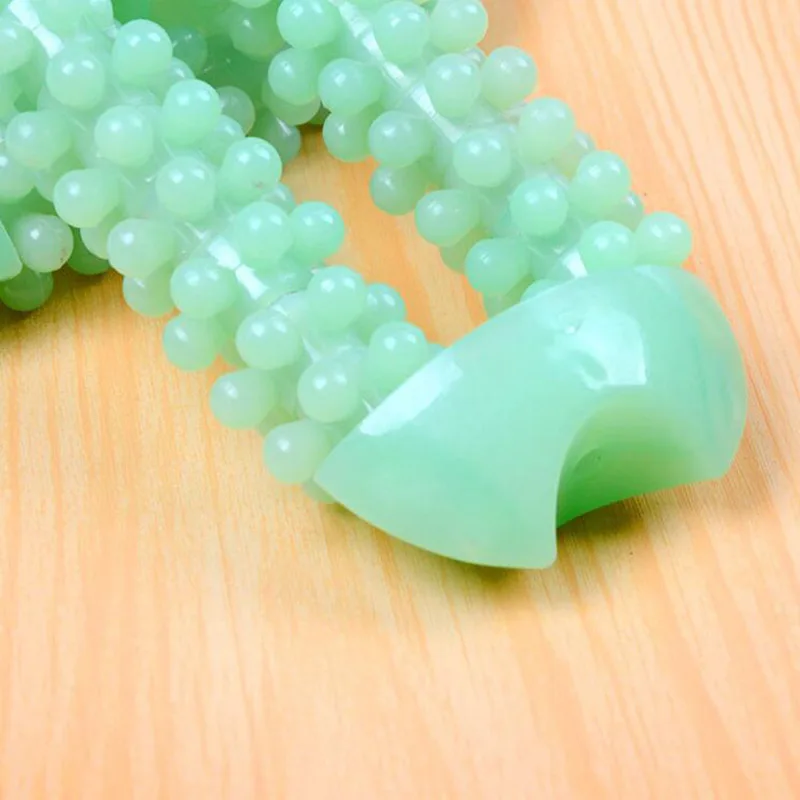 HANRIVER Jade hand finger recovery meridian massage wheel massager point massage gua sha multifunctional massage roller