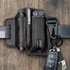 Multifunctional Waist Bag Tool Sheath EDC Leather Multifunctional Flashlight Holster Storage Bag Pen Sheath Pocket Storage Bag 1