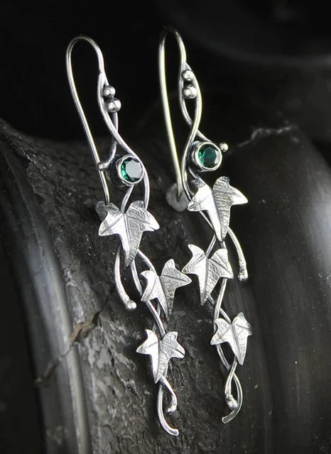 Trendy Women Earrings 4 Colors Delicate Gold Color Inlay Natural Stone Hook Dangle Earrings for Women Wedding Engagement Jewelry x186-green