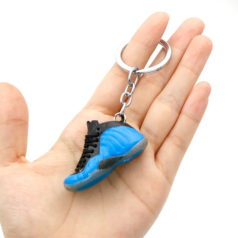 New 3D mini sneaker keychain simulation fun basketball shoe keychain finger  skateboard accessory for children's birthday gift - AliExpress