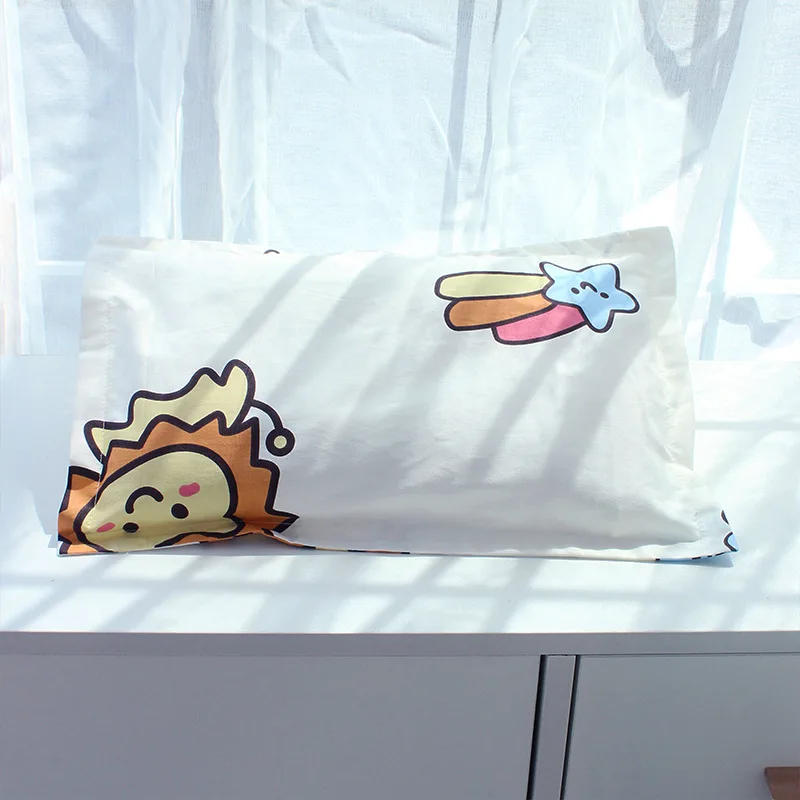 30x50cm Baby Envelope Pillowcase For Kids Cartoon Children Pillow Cases Cotton Soft Baby Pillow Cover Boys Girls 1pc PL001