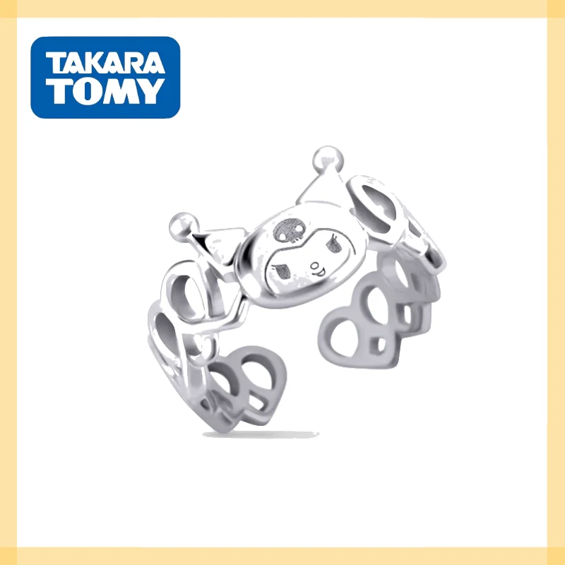 

Фигурки Tomy из мультфильмов Kulomi, посеребренное кольцо, ювелирные изделия для девочек, пары, модные аксессуары, подарок для детей, подарок на день рождения, игрушки для друзей