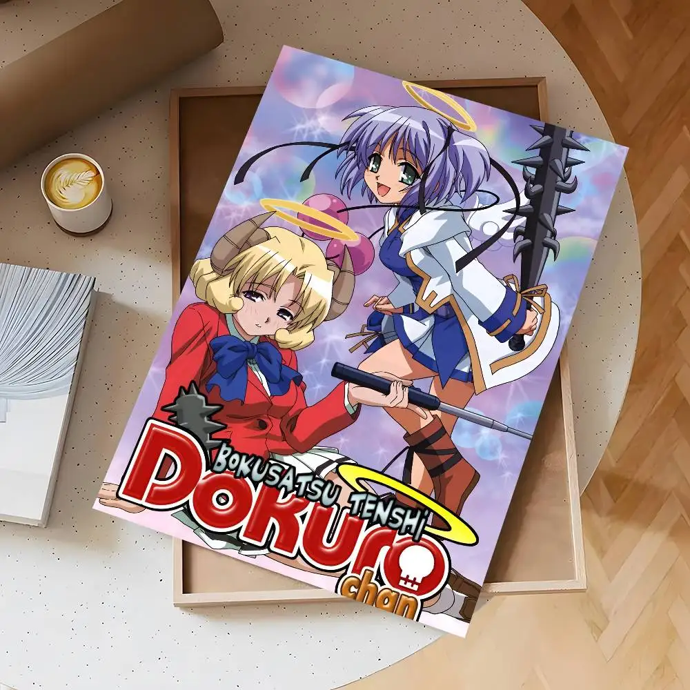 Anime B-Bokusatsu T-Tenshi Dokuro-chan Poster, selbstklebende Wandkunst, wasserfester Aufkleber für Bar-Raumdekoration – Detail 12