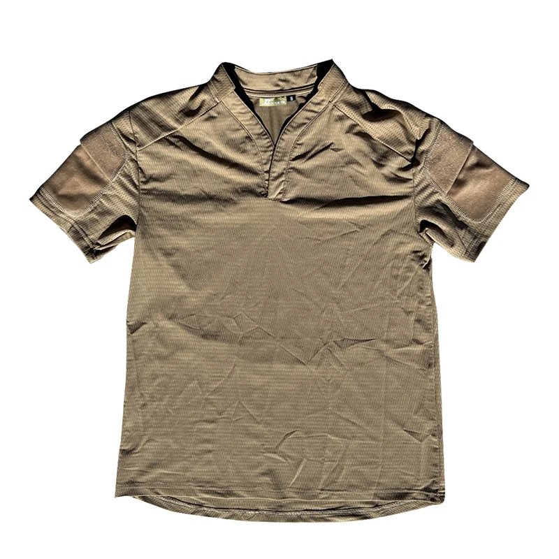 Summer Men's Quick Drying Short Sleeve T-Shirt Outdoor Army Fan Tactical CAG Breathable Ice Cool T-Shirt
