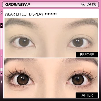 GROINNEYA Self Adhesive DIY Lash Extension Kit Lash Clusters No Glue Needed DIY Lash Extension Pre Glued Cluster Lashes 4