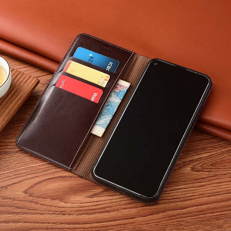 Crazy Horse Genuine Leather Magnetic Flip Cover For XiaoMi Mi Mix 2 2s 3 4 Max 2 3 Cases Wallet