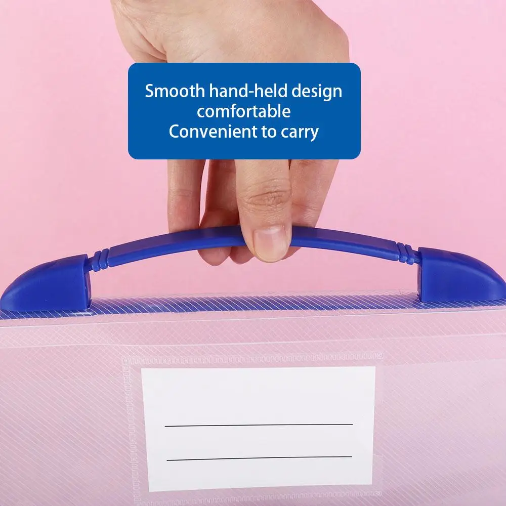 아코디언 파일 파우치 사무용품 홈 조직 A4 파일 폴더 파일 폴더 파일 보관 가방 파일 지갑 문서 가방