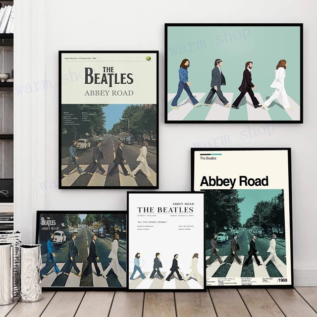 Poster encadré The Beatles - Albums