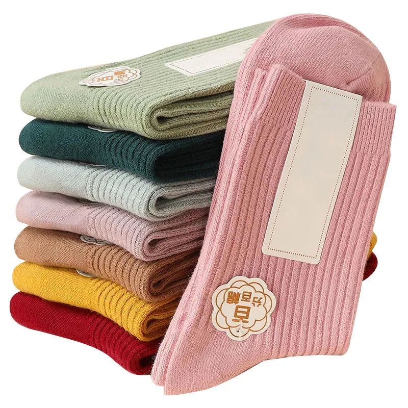 

Носки детские хлопковые однотонные в полоску, на возраст 8-18 лет, 5 пар