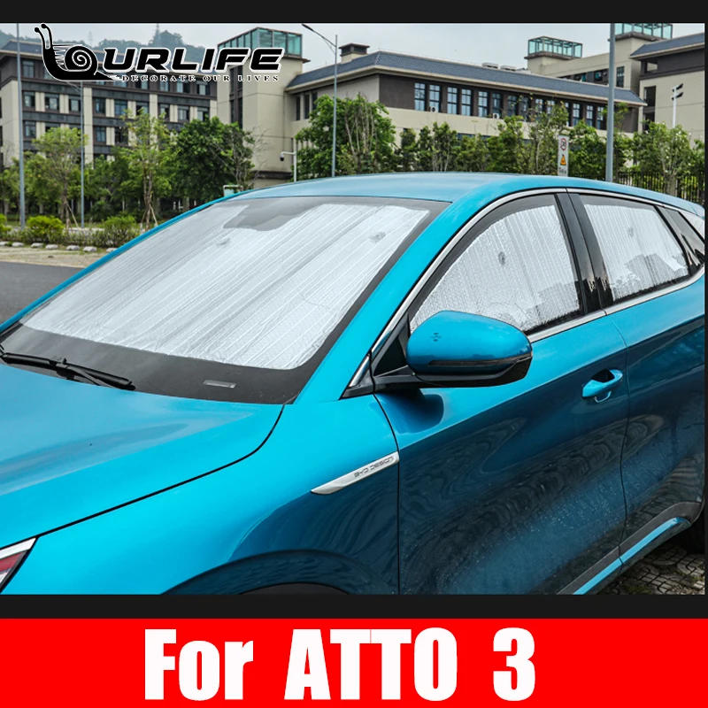 

For BYD ATTO 3 2022 2023 Car Sun Shades Windshield Accessories Sunshade Shade Visor Front Cover Anti UV