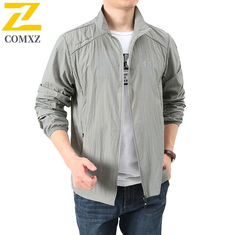 EiAO ​Men's UPF50+ Sun Protection Shirt - Lightweight Breathable Fishing Jacket, UV Proof Hoodie for Hiking Camping Outdoor​