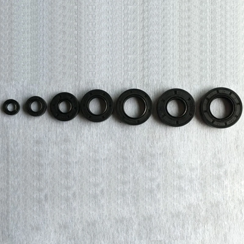 10pcs TC/NBR Type Skeleton Oil Seal sealing ring Gasket  12x19x5/12x20x5/12x24x5/12x25/26/27/28*7/8/10/12x30x7/12x35x7mm