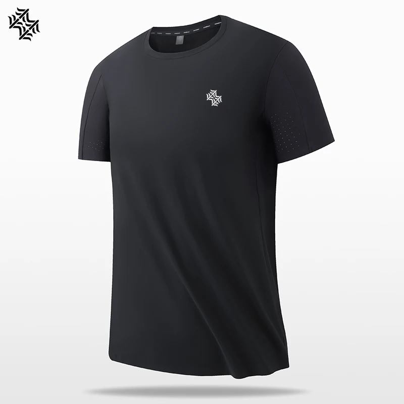 SBWL High quality Seamless process Men's Quick-drying Running Shirts Fitness Gym Sports T-shirt Workout Training Muscle Tops 5