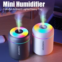 Mini humidificateur d'air USB 180ML, diffuseur d'arôme, purificateur d'huile essentielle, brumisateur, lumières colorées, pour maison, voiture, bureau 2