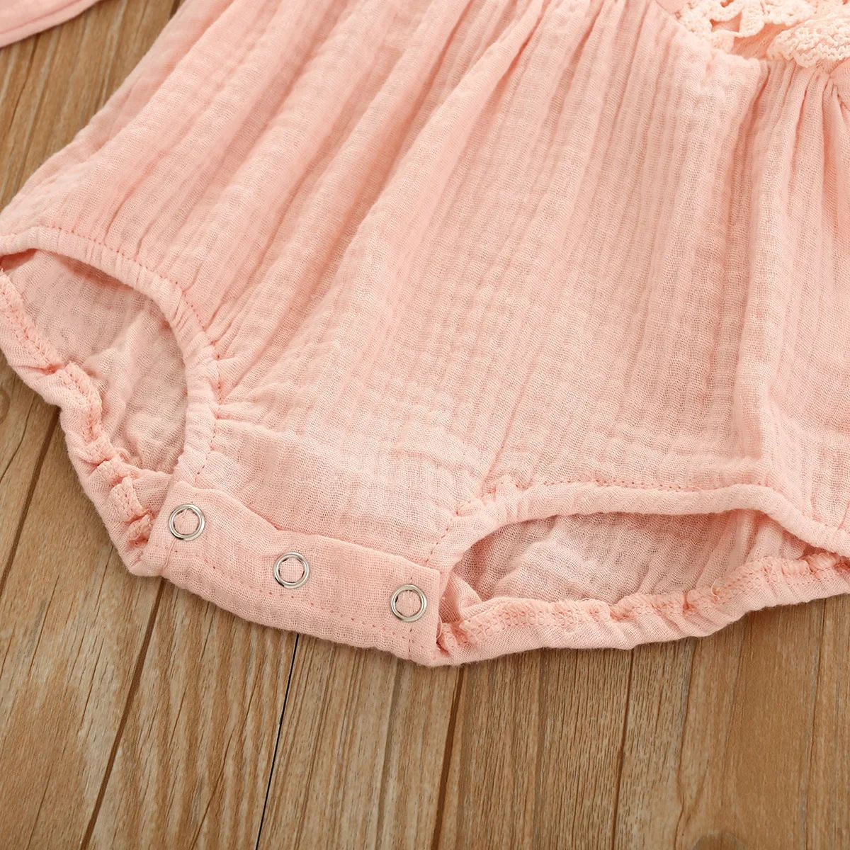 Autumn Baby Girl Romper Long Sleeve Birthday Party Baby Wrap Cotton Onesie Crawling Suit Skirt for 3-6 Months Old Infants