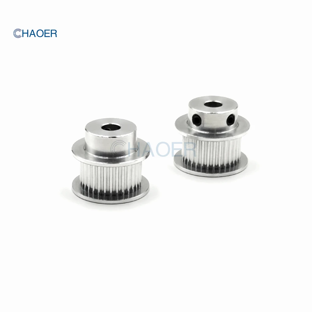 2GT 32 Teeth Timing Pulley Bore 4/5/6/6.35/7/8/10/12mm For GT2 Open Belt Width 6/9/10/15mm 32Teeth Synchronous Wheel 32T Gear