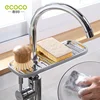Kitchen Faucet Sponge Holder Sink Adjustable Bathroom Organizer Over Faucet Hanging Faucet Drain Rack for Sink Storage Racks 3