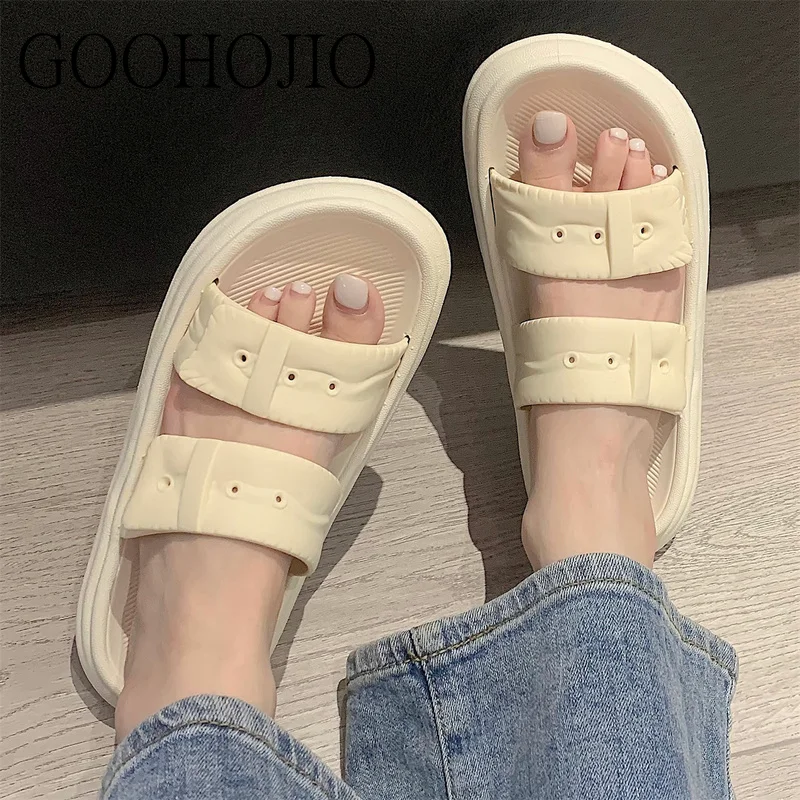 

Сланцы женские для пляжа, мягкие сандалии, Нескользящие, шлепанцы, летняя модель