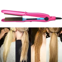 Professional Hair Crimper Curler Dry & Wet Use Corrugated Irons Ceramic Curling Iron with Temperature Control Waving Tool 2