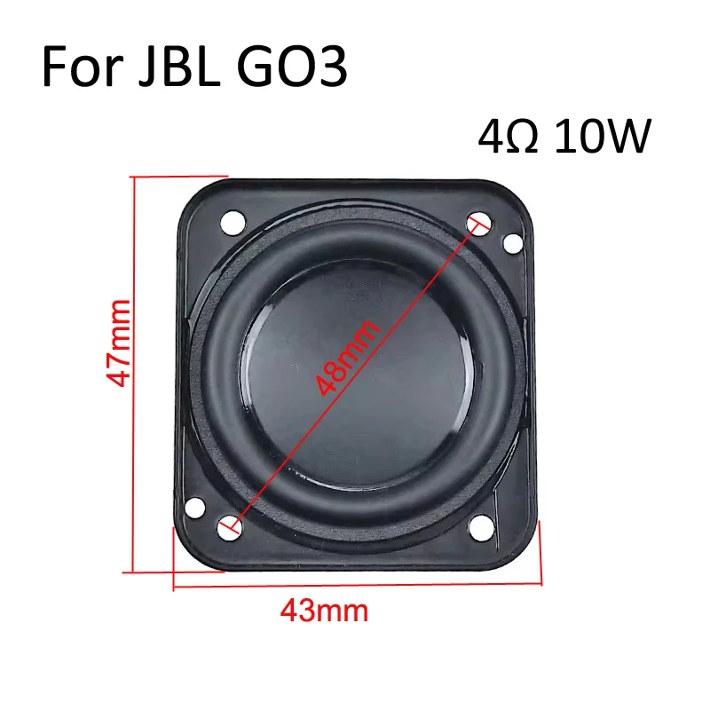 J-B-L GO3 Bluetoothスピーカーユニット 4Ω 10W 1.75インチ 防水