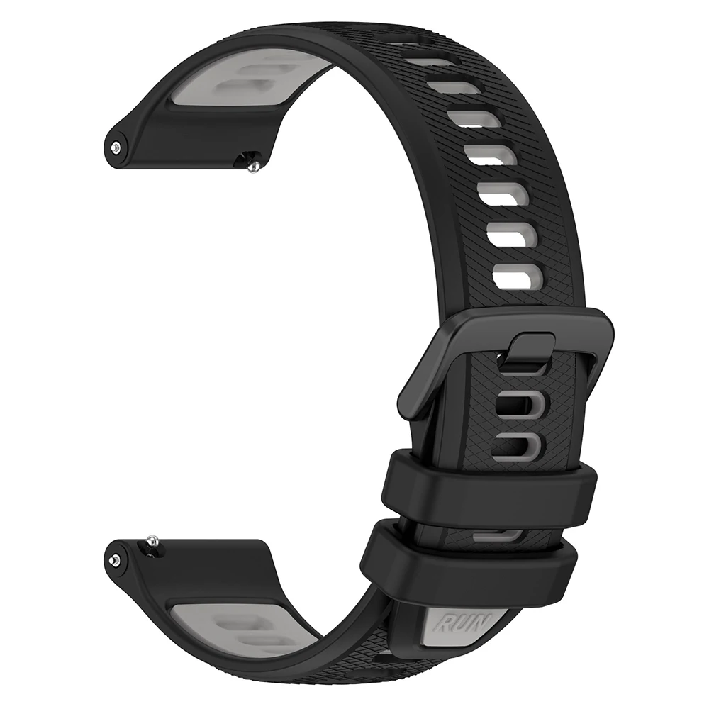 Enhanced Soft Rubber Sports Strap | Premium Replacement Bracelet, 20mm/22mm
