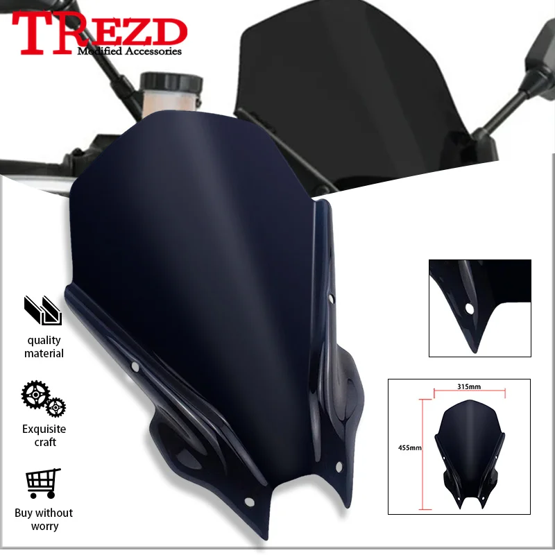 

Motorcycle Front Windshield Cover For YAMAHA MT-09 SP FZ-09 2021-2023 Fairing WindScreen Wind Shield Deflector Protector mt09