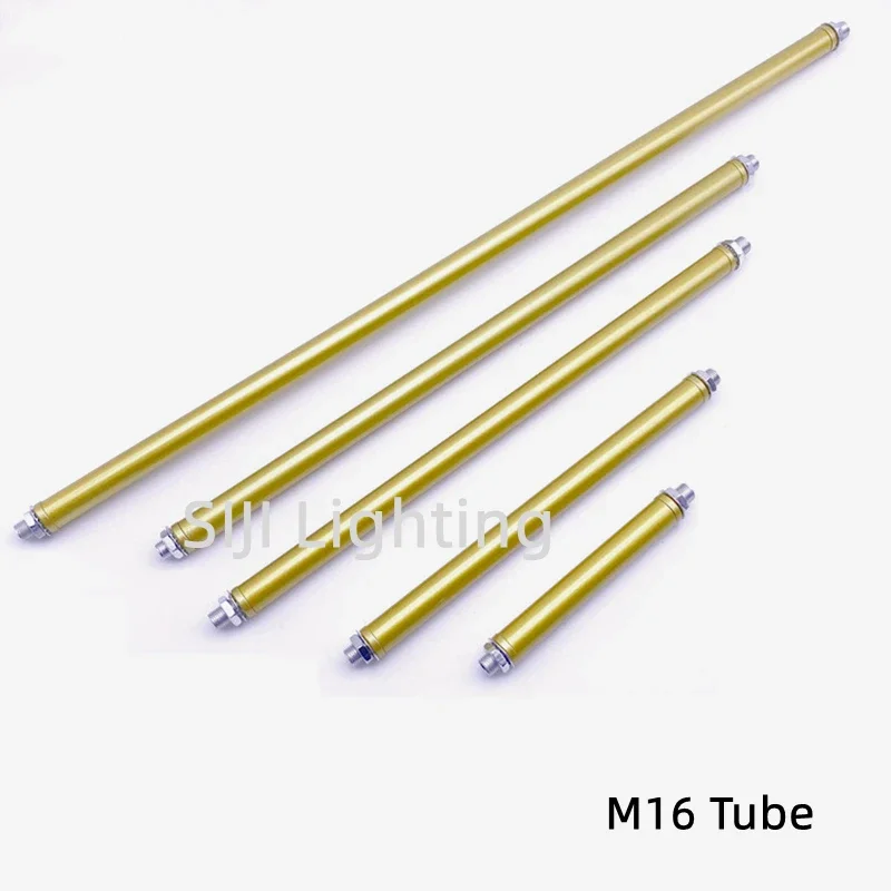 M16 Hollow Tube M16 Rod M10 Thread Tube Pendant Light Connection Rod 16mm Lamp Tooth tube For Chandelier Led Table Lamp Lights yyhc auto accessories 8 pods mini light phone app control blue tooth rgbw led rock lights off road parts 24month 24 months kings