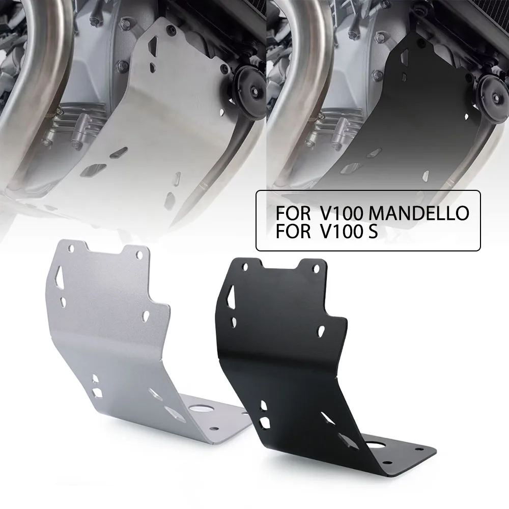 

For Moto Guzzi v100 V 100 Mandello S 2022 2023 2024 Motorcycle Skid Plate Bash Frame Guard Protection Cover Under Engine Protect